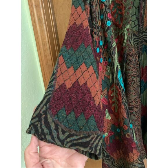 Batik Soft Surroundings Topper #fall #winter #soft surroundings - Picture 2 of 9